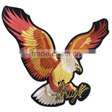 High quality big eagle embroidery patches