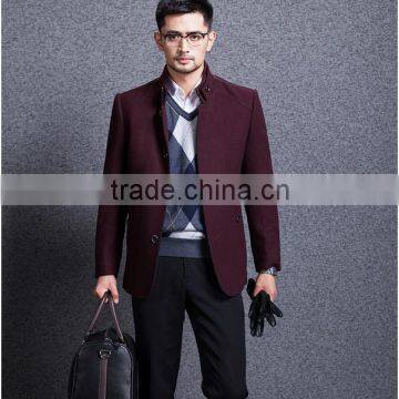 The spring and autumn period and the new men's windbreaker business men's wear brand cashmere cloth coat