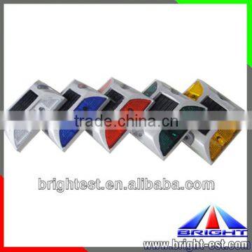 five color optional white/blue/red/green/red solar led road stud