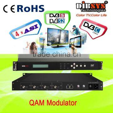 Cost effective 4 in 1 qam modulator DVB-S2 modulator