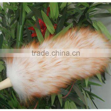 Mini Lambswool Duster With Wooden Handle
