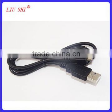 black USB cable for mobile phone made in China