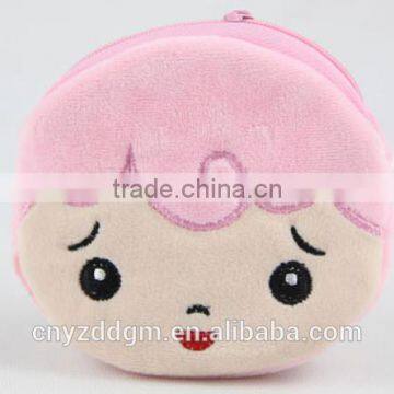 plush girl's purse/2015 new gifts plush soft purses for your kids