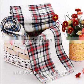 new design japanese fully cotton yarn dyed stripe gauze towel