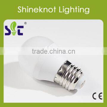 Cheap small bulb E27 B22 E14 G45 LED bulb 3w