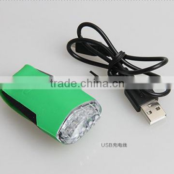 4 LED s usb bike light