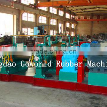 XK-400 Open Type Rubber Mixing Mill/Two Roller Rubber Sheet Making Machine Mill from China