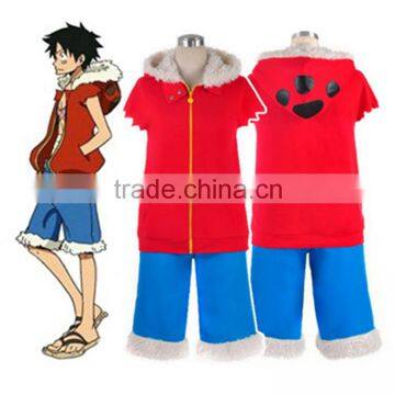 Quality Choice! 2016 New Arrivel Japanese Anime Costume Hot Cheapest In stock Monkey D Luffy Costume for Party One Piece Cosplay