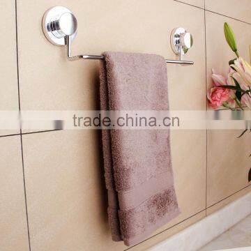 Bathroom accessory suction cup towel hanging rail, single towel bar