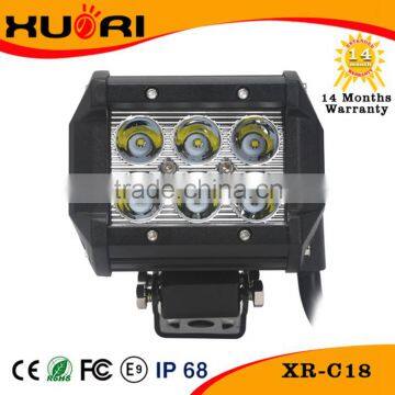 Small size Flood/Spot double row 18w cheap led light bars,offroad led bar lights for SUV,ATV,4WD,Heavy Duty