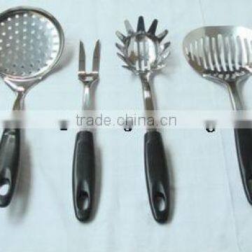 clear handle stainless steel cutlery set