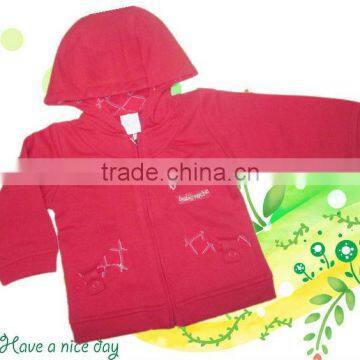 red children hoodie zipper jacket for spring