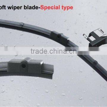 High quality colored windshield wiper blade double spring wiper blade refill