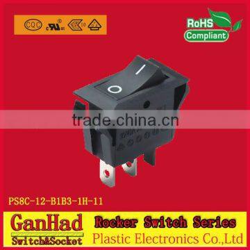 SPST rocker switch for electric fireplace