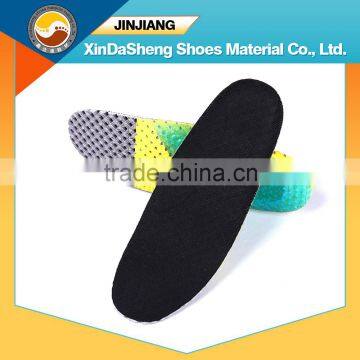 shock absorbing cooling gel mesh insole for sports shoes