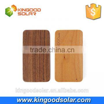 Hot Selling Power Bank Custom Logo Universal Battery 4000mah Wooden Power Bank