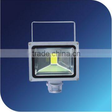 Motion Sensor Outdoor 10W LED Flood Light in grey