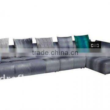 2014 hot modern fabric cornor sofa set