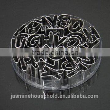 High Quality Hot Selling 26 Pcs Letters Stainless Steel Cookie Cutters photo-5