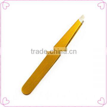 Professional Tweezer Manufacturer Offer Eyebrow Extension Slant Tweezer photo-2