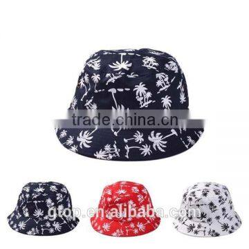 Fashion Bucket Hat Boonie Outdoor Cap Island printing