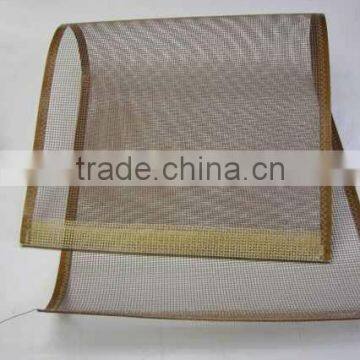 High temperature PTFE Open Mesh Fiberglass Conveyor Belt