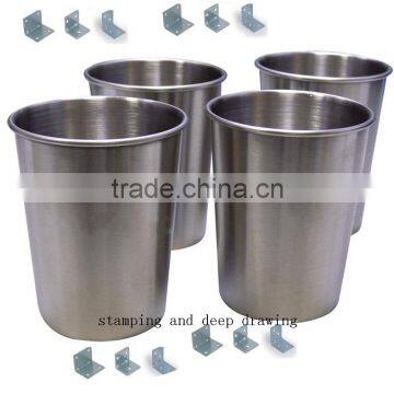 Non standard stamping drawn stainless steel with barrel shape