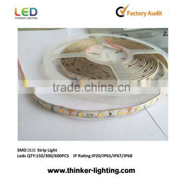 Green color SMD 2835 flexible LED strips non-waterproof from Dongguan city