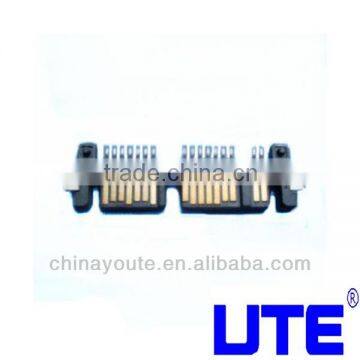 SATA Connector 7+7+2PIN SMT Type Male