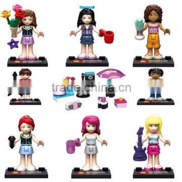 SY286 Stephanie Mia Emma Olivia friends 8pcs building block sets