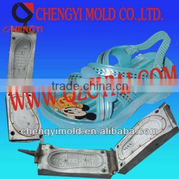 school sandal for pvc airblowing shoe mold