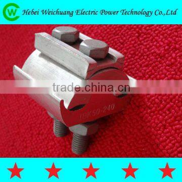 parallel groove clamp for overhead line fittings