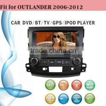 dvd car fit for Ford Mitsubishi outlander 2006 - 2012 with radio bluetooth gps tv