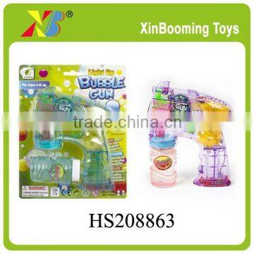 New style plastic bubble gun with light , summer toy