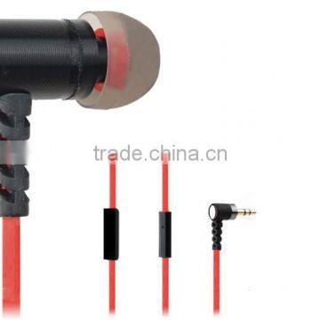 flat cable Earphone,promotion earphone ear buds for mP3 mp4