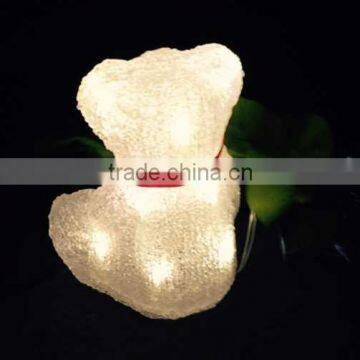 16L Fairy White Acrylic Bear Christmas Lights for Christmas, Party, Holiday, Home Decorations photo-5