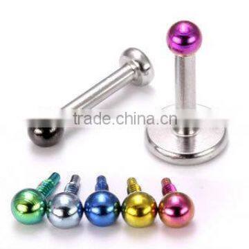 Internally Threaded Replacement Titanium Labret