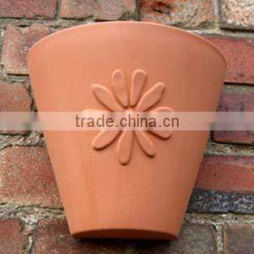 Terracotta Wall Flower Pot