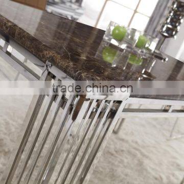 Italy New Design Living Room Furniture Dinning Table and Chairs photo-3