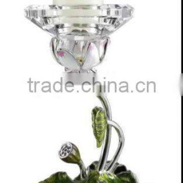 Harmonious crystal candlestick