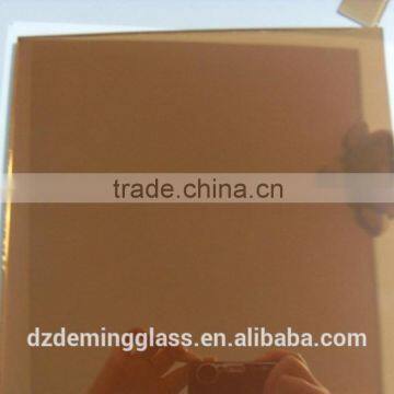 3mm,4mm,5mm,5.5mm ,6mm,10mm,12mm bronze reflective glass with CCC ,CE,ISO9001 certification for buildings and cars