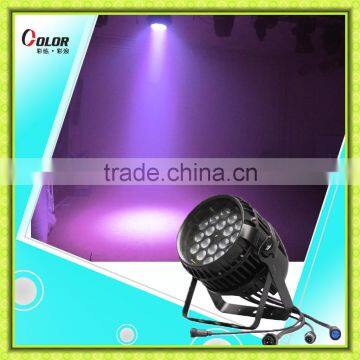 waterproof led light 18*12w rgbwa 5 in 1 outdoor IP65 par led stage equipment