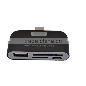 USB 3.1 Type C OTG USB TF SD MMC Micro USB Charging Card Reader COMBO HUB Adapter Support Phone and PC