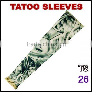 92% nylon and 8% spandex customized logo tattoo sleeves wholesale TS 26