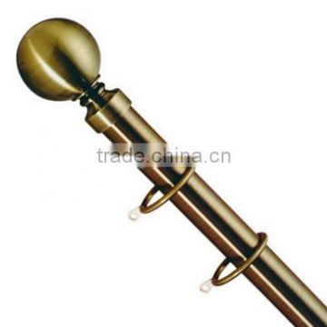 antique brass curtain rod for window accessories