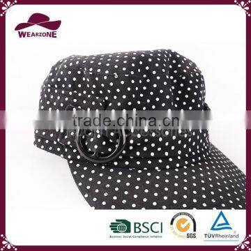 China factory snapback military hat cotton military cap for women