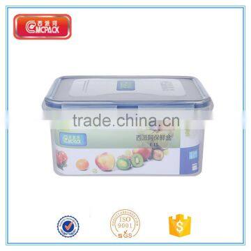 Rectangular Disposable Plastic Food Container