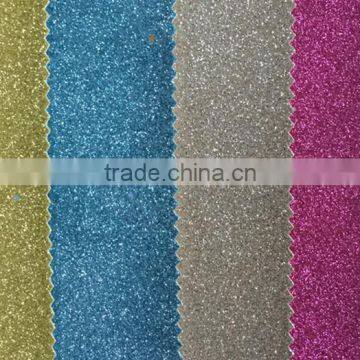 Shinny Glitter Polyurethan Synthetic PU Leather With TC Backing for Shoes Upper photo-6