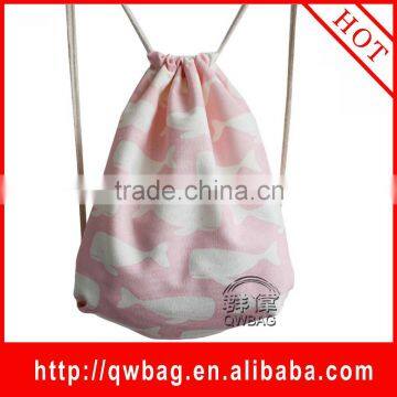 2016 Cotton Draw String Backpack Bag