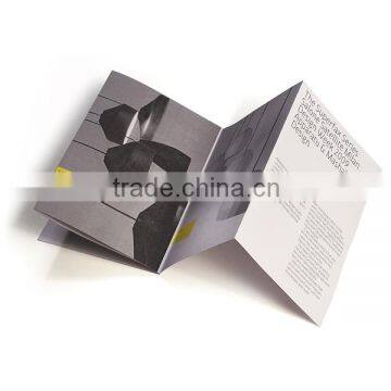 unique brochure printing pamphlet paper printing accordion fold brochure printing